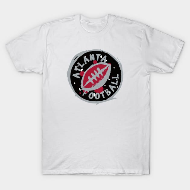 Atlanta Football 03 T-Shirt by Very Simple Graph